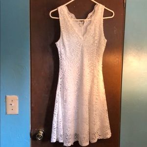 Juniors size white lace dress!